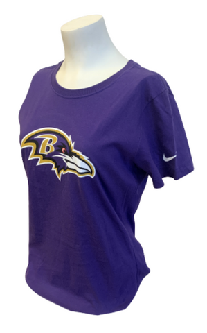 Nike Women's Baltimore Ravens Ray Lewis #52 NFL Purple Slim Fit Shirt Size Large