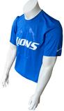 Nike NFL Team Apparel Men's Dri-Fit Detroit Lions Football Blue Shirt Size M