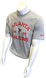 Nike NFL Team Apparel Men's Atlanta Falcons 1966 Gray Short Sleeve Shirt Size L