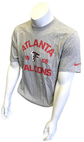 Nike NFL Team Apparel Men's Atlanta Falcons 1966 Gray Short Sleeve Shirt Size L