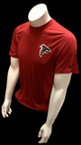 Nike Dri Fit Men's Atlanta Falcons Football Red Short Sleeve Shirt NFL T-Shirt