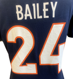 Nike Women's Denver Broncos Champ Bailey #24 Navy Slim Fit Shirt Size Large