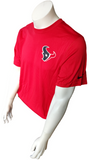 Nike Dri-Fit Men's Houston Texans NFL Football Red Short Sleeve Shirt Size Large