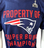 Nike Dri-Fit Men's Property of New England Patriots XLIX Champions Navy Shirt S