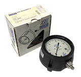 Wika 52888607 4.5" Liquid Filled XSEL Pressure Gauge 15 PSI 1/4" NPT Lower Mount