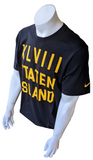 Nike Men's Super Bowl XLVIII Staten Island Black Short Sleeve NFL Shirt Size L