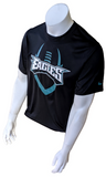 Nike Dri-Fit Men's Philadelphia Eagles Football Black Short Sleeve Shirt Size M