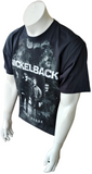 Anvil Men's Nickelback Dark Horse Tour 2010 Black Short Sleeve Shirt Size Large