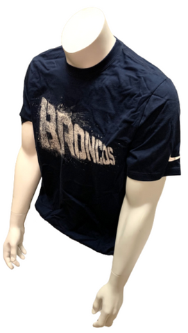 Nike NFL Team Apparel Men's Denver Broncos Navy Shirt Short Sleeve T-Shirt Large