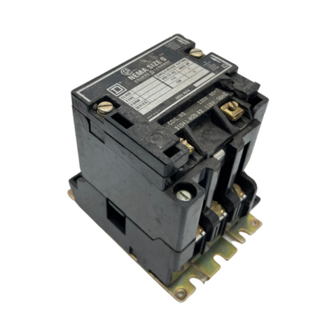 Square D Class 8502 SB0 1 NEMA Size 0 Contactor 1 PH 115/230VAC 1-2 HP