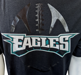 Nike Dri-Fit Men's Philadelphia Eagles Football Black Short Sleeve Shirt Size L