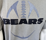 Nike Men's Chicago Bears NFL Football Gray Short Sleeve Shirt Size Large