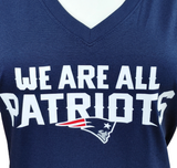 Nike Dri-Fit Women's New England Patriots "We Are All Patriots" Navy Shirt Large