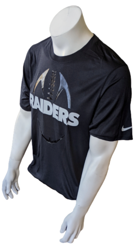 Nike Women's Fashion (NFL Las Vegas Raiders) T-Shirt in Grey, Size: Xs | NKMV06G8D-06A