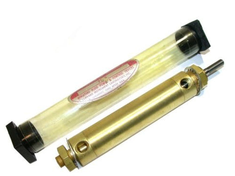 NEW CLIPPARD 2" STROKE 7/8" BORE BRASS AIR CYLINDER 7D2