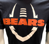 Nike Dri Fit Men's Chicago Bears Football Navy Short Sleeve Shirt NFL T-Shirt