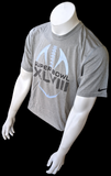 Nike Men's Dri-Fit Super Bowl XLVIII Gray Short Sleeve Shirt Size Medium