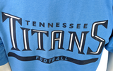 Nike NFL On Field Apparel Men's Dri-Fit Tennessee Titans Blue Shirt Size Medium