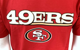 Nike NFL Team Apparel Men's San Francisco 49ers Red Short Sleeve Shirt Size M