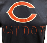 Nike Dri Fit Men's Chicago Bears Just Do It Navy Short Sleeve Shirt NFL T-Shirt