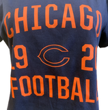 Nike Women's Chicago Bears Football 1920 Navy Slim Fit Shirt Size Large