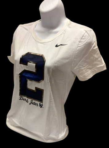 Nike New York Yankees Derek Jeter #2 Jersey T-Shirt Mens Size Large
