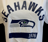 Nike Women's Seattle Seahawks 1976 NFL Football White Slim Fit Shirt Size Large