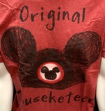 Disney Original Mouseketeer Mickey Mouse Club Shirt Short Sleeve T-Shirt Size L