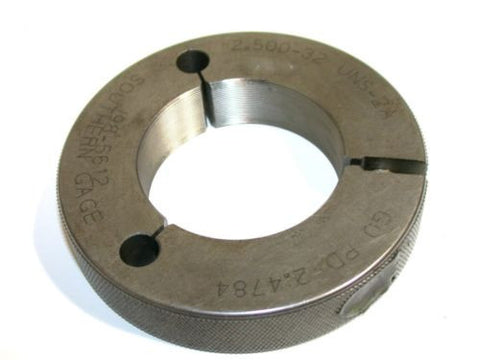 SOUTHERN TOOL GO THREAD RING GAGE 2.500"-32 UNS-2A