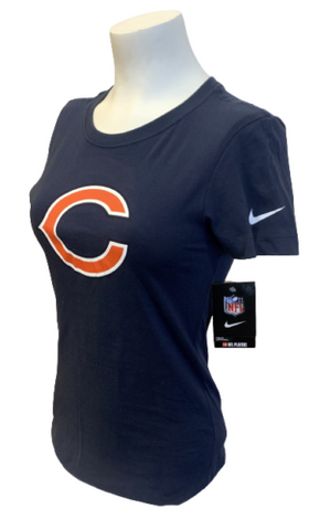 Nike Women's Chicago Bears Brandon Marshall #15 Navy NFL Slim Fit Shirt Size XS