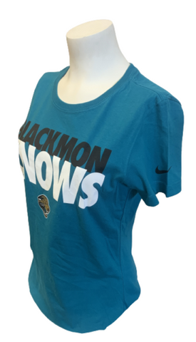 Nike, Tops, Jacksonville Jaguar Jags Nike Shortsleeved Teal Drifit T Shirt