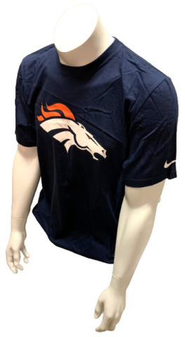 Nike NFL Team Apparel Men's Denver Broncos Navy Short Sleeve T-Shirt Large