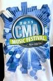 Anvil Women's 2011 CMA Music Festival 40th Fan Fair Nashville White Shirt XL