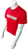 Nike Dri-Fit Men's San Francisco 49ers NFL Red Short Sleeve Shirt Size Small