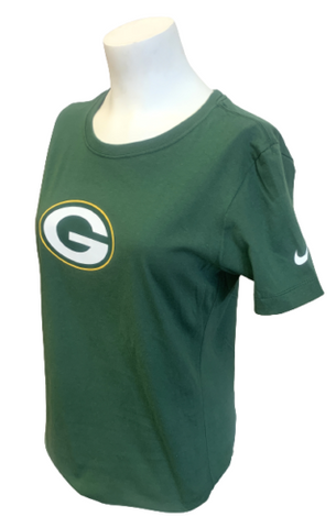 Nike Women's Green Bay Packers Aaron Rodgers #12 Green Slim Fit Shirt Size Large