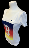 Nike Women's Boston Red Sox Baseball MLB White Slim Fit Shirt