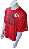 Nike Dri-Fit Men's Kansas City Chiefs NFL Red Short Sleeve Shirt Size XX-Large