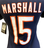 Nike Women's Chicago Bears Brandon Marshall #15 Navy NFL Slim Fit Shirt Size XS