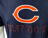 Nike Dri-Fit Men's Chicago Bears Just Do it NFL Football Navy Shirt Size M