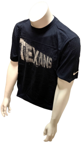 Nike NFL Team Apparel Men's Houston Texans Shirt Navy Short Sleeve T-Shirt Large