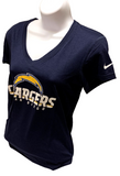 Nike Dri Fit Women's San Diego Chargers Navy Short Sleeve Shirt NFL T-Shirt