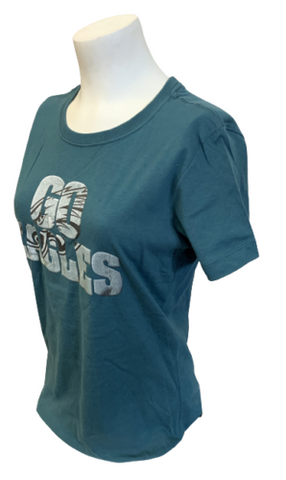 Nike Women's Philadelphia Eagles Go Eagles Green Slim Fit Shirt Size Medium