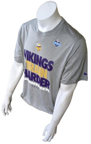 Nike Dri-Fit Men's NFL Minnesota Vikings Train Harder Training Camp 2013 Shirt L