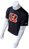 Nike Dri-Fit Men's Cincinnati Bengals Black Short Sleeve Shirt Size Small