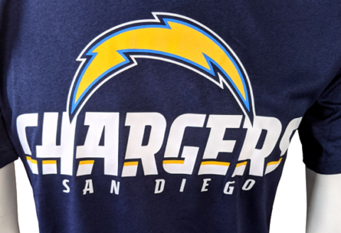 Buy the Mens San Diego Chargers Short Sleeve T Shirt Size XL