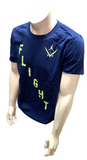 Jordan Men's "Flight" Blue Short Sleeve T-Shirt Size Large