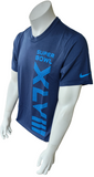 Nike Men's Dri-Fit Denver Seattle Super Bowl XLVIII Navy NFL Football Shirt