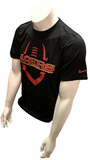 Nike Dri Fit Men's San Francisco 49ers Black Short Sleeve Shirt NFL Football