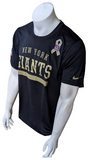 Nike Men's Dri-Fit New York Giants Salute To Service Black Shirt Size Large