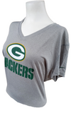 Nike Dri-Fit Women's Green Bay Packers NFL Gray Short Sleeve Shirt Size XX-Large